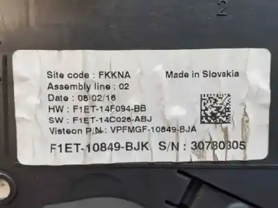 Second-hand car spare part dashboard for ford focus lim. trend oem iam references f1et10849bjk  