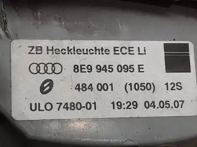Second-hand car spare part left tailgate light for audi a4 avant (8e) 2.0 tdi oem iam references 8e9945095e  