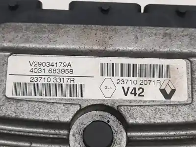 Second-hand car spare part ecu engine control for renault clio iv authentique oem iam references 237102071r  v29034179a