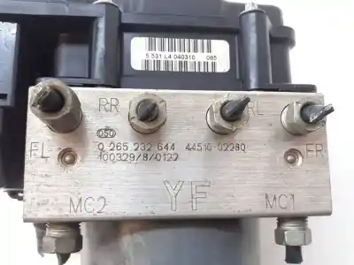 Peça sobressalente para automóvel em segunda mão abs por toyota auris active referências oem iam 0265232644  4451002280