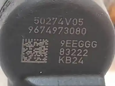 Peça sobressalente para automóvel em segunda mão injetor por volvo c30 1.6 d 84kw referências oem iam 9674973080  