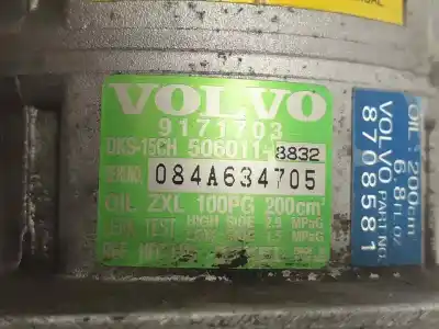 Автозапчасти б/у компрессор кондиционера воздуха за volvo c70 cabriolet 2.4 t ссылки oem iam 084a634705  