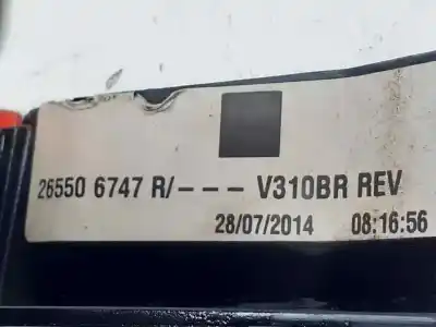 Second-hand car spare part right tailgate light for renault kangoo emotion oem iam references 265506747r  