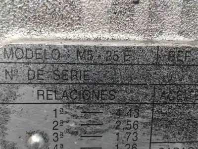 Second-hand car spare part gearbox for nissan cabstar e cabina simple cabina individual oem iam references m525e  