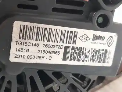 Second-hand car spare part alternator for renault kangoo emotion oem iam references 2606272d  231000026r