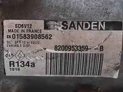 Peça sobressalente para automóvel em segunda mão compressor de ar condicionado a/a a/c por renault kangoo emotion referências oem iam 8200953359b  