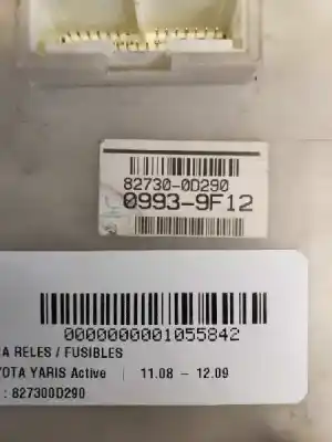 Pezzo di ricambio per auto di seconda mano scatola relè/fusibili per toyota yaris active riferimenti oem iam 827300d290 8274152050 09939f12
