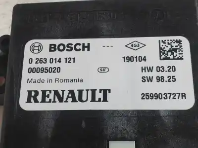 Автозапчастина б/у електронний модуль для renault captur ii edition one посилання на oem iam 0263014121 00095020 259903727r