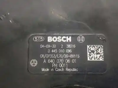 Pezzo di ricambio per auto di seconda mano pompa diniezione per smart forfour 1.5 cdi cat riferimenti oem iam 0445010096  
