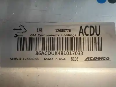 Second-hand car spare part ecu engine control for opel mokka x color edition start/stop oem iam references 12685776  