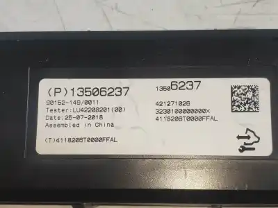 Pièce détachée automobile d'occasion module électronique pour opel mokka x color edition start/stop références oem iam 13506237  