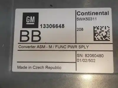 Pièce détachée automobile d'occasion module électronique pour opel mokka x color edition start/stop références oem iam 13306648  5wk50311