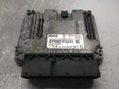 Peça sobressalente para automóvel em segunda mão centralina de motor uce por fiat croma (194_) 1.9 d multijet (194axc1b 194axc12) referências oem iam 0281012963