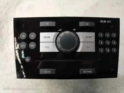 Second-hand car spare part audio system / radio cd for opel corsa d enjoy oem iam references 13257038