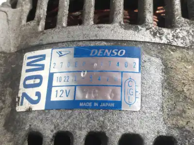 Автозапчастина б/у генератор для daihatsu sirion (m3..) 1.3 посилання на oem iam 2706097402  1022115470