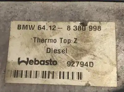 Peça sobressalente para automóvel em segunda mão motor de sofagem por bmw x5 (e53) 3.0d referências oem iam 64128380998 64318409042 webasto - calefaccion auxiliar 92794d
