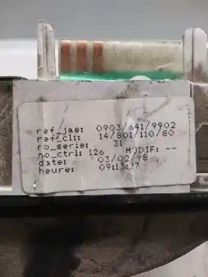 Second-hand car spare part dashboard for citroen jumpy (u6u_) 1.9 d oem iam references 1480111080  09036419902