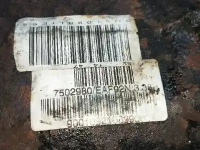 Pezzo di ricambio per auto di seconda mano differenziale posteriore per bmw serie 7 (e65/e66) 745i riferimenti oem iam 7502965 3.38 7502980