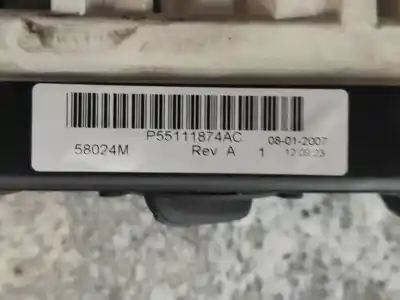 Peça sobressalente para automóvel em segunda mão comando de sofagem (chauffage / ar condicionado)  por dodge caliber s referências oem iam 55111874ac  58024m