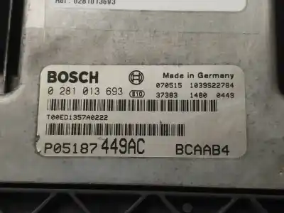 Second-hand car spare part ecu engine control for dodge caliber s oem iam references 0281013693  p05187449ac