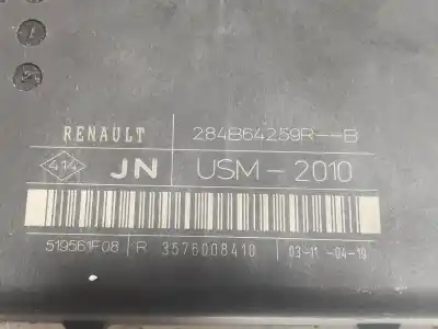 Second-hand car spare part fuse box unit for renault zoe limited 72 cv / 53 kw oem iam references 284b64259r 519561f08 usm2010 3576008410