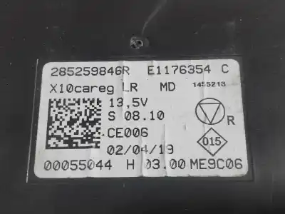 Pezzo di ricambio per auto di seconda mano modulo elettronico per renault zoe limited 72 cv / 53 kw riferimenti oem iam 285259846r  e1176354