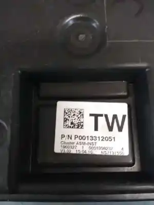 Peça sobressalente para automóvel em segunda mão quadrante por opel corsa d 1.3 16v cdti referências oem iam p013312051  