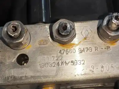 Peça sobressalente para automóvel em segunda mão abs por renault zoe limited 72 cv / 53 kw referências oem iam 476609473r 0265956285 0265244951