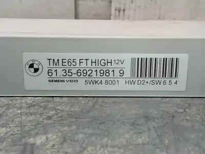 Second-hand car spare part electronic module for bmw serie 7 (e65/e66) 745i oem iam references 5wk48001  613569219819