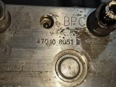 Peça sobressalente para automóvel em segunda mão abs por renault zoe limited 72 cv / 53 kw referências oem iam 472108051r 0265954000 0265240042