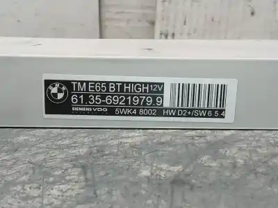 Second-hand car spare part electronic module for bmw serie 7 (e65/e66) 745i oem iam references 5wk48002  613569219799