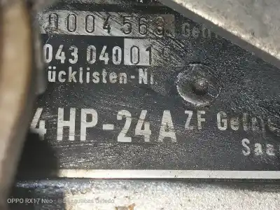 Second-hand car spare part gearbox for audi v8 (d11) 3.6 v8 cat oem iam references 4hp24a  1043040019 0004563