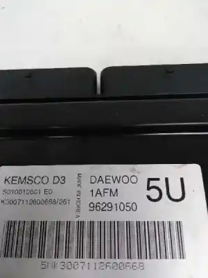 Second-hand car spare part ecu engine control for daewoo matiz 0.8 cat oem iam references s010012001e0 d3 1afm 5u 96291050