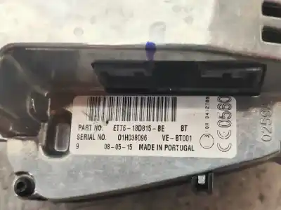 Peça sobressalente para automóvel em segunda mão sistema de áudio / rádio cd por ford transit courier ambiente referências oem iam et7618d815be 2019793 