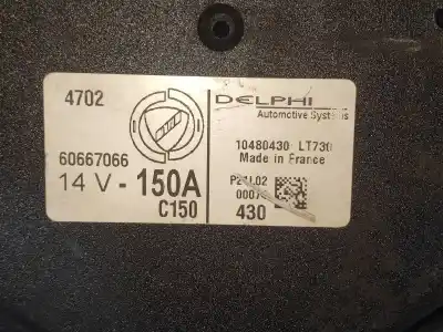 Pezzo di ricambio per auto di seconda mano alternatore per lancia thesis (115) 3.0 v6 24v cae emblema riferimenti oem iam 60667066  10480430
