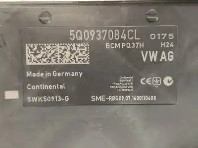 Автозапчастина б/у електронний модуль для seat leon sc (5f5) fr advanced посилання на oem iam 5q0937084cl  5wk50913g