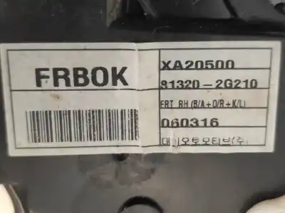 Second-hand car spare part front right central locking system for kia magentis active oem iam references 813202g210  