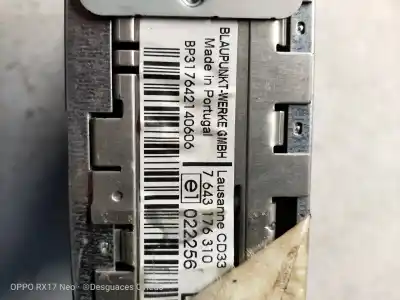 Second-hand car spare part audio system / radio cd for daewoo nubira berlina se oem iam references 7643176310  