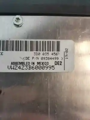 Second-hand car spare part electronic module for volkswagen phaeton (3d2/3d8) 3.2 v6 24v oem iam references 3d0035456  