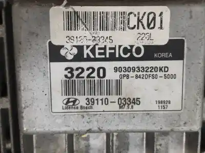 Second-hand car spare part ecu engine control for hyundai i20 classic oem iam references 3911003345  3220