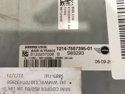 Tweedehands auto-onderdeel ecu motorcontroller voor mini mini (r50,r53) cooper oem iam-referenties s122237006b  1214755739501 s83293