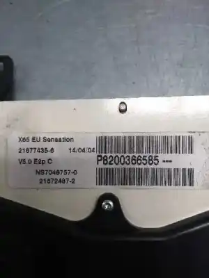 Автозапчастина б/у панель інструментів для renault clio ii fase ii (b/cb0) 1.4 16v посилання на oem iam p8200366585  ns70487570