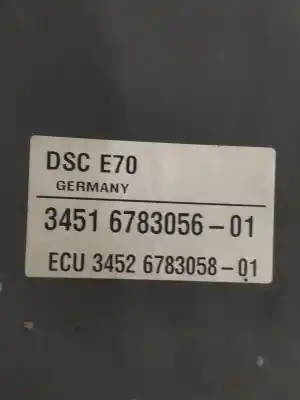 Pezzo di ricambio per auto di seconda mano abs per bmw x5 (e70) 3.0d riferimenti oem iam 0265250200 34516783056 34516780126 0265960300