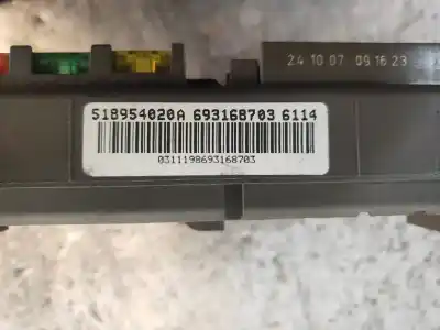Second-hand car spare part fuse box unit for bmw x5 (e70) 3.0d oem iam references 518954020a  693168703