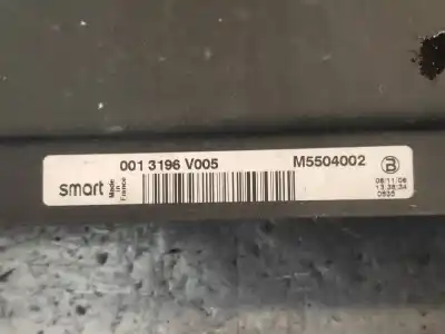 Peça sobressalente para automóvel em segunda mão termoventilador elétrico por smart coupe fortwo coupe cdi referências oem iam 0013196v005  m5504002