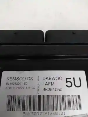 Second-hand car spare part ecu engine control for daewoo matiz 0.8 cat oem iam references s010012001e0 d3 1afm 5u 96291050