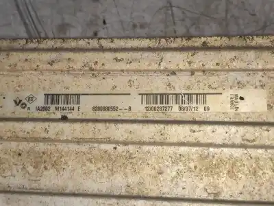 Second-hand car spare part intercooler for dacia duster adventure 4x4 oem iam references 8200880552b  m144144