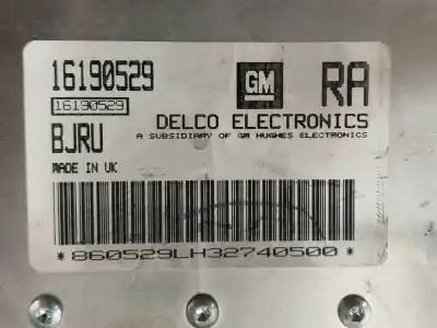 Second-hand car spare part ecu engine control for opel corsa a swing oem iam references 16190529  