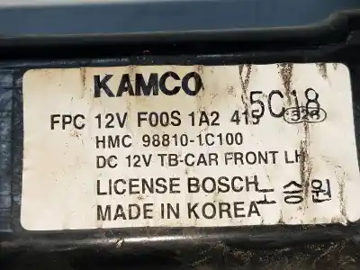 Recambio de automóvil de segunda mano de elevalunas delantero izquierdo para hyundai getz (tb) 1.1 básico referencias oem iam 988101c100  