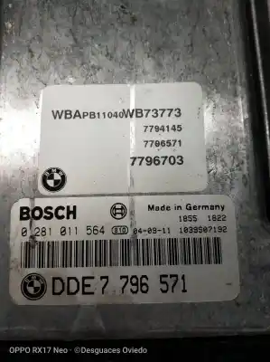 Second-hand car spare part ecu engine control for bmw x3 (e83) 2.0 16v diesel cat oem iam references 0281011564  dde7796571